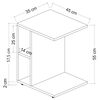 Homemania Coffee Table Ceylin 45x35x57.5 cm White