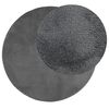 vidaXL Rug OVIEDO Short Pile Anthracite &Oslash; 280 cm