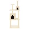 vidaXL Cat Tree with Sisal Scratching Posts Cream 167 cm
