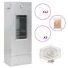 vidaXL BBQ Oven Smoker with Cold Smoke Generator Galvanised Steel