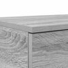 vidaXL Bed Drawers Grey Sonoma 135 x 36.5 x 16.5 cm Engineered Wood