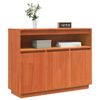 vidaXL Sideboard Wax Brown 104.5 x 34 x 80 cm Solid Pine Wood