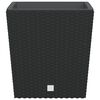 vidaXL Planter with Removable Inner Anthracite 21 / 32 L PP Rattan
