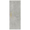 vidaXL Wall Cabinet Concrete Grey 34.5x34x90 cm Engineered Wood