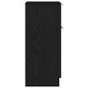 vidaXL Sideboard 2 pcs Black Oak 30 x 30 x 70 cm Engineered Wood