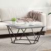 vidaXL Coffee Table Grey Sonoma 80 x 80 x 45 cm