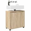 vidaXL Bathroom Basin Cabinet with Shelf Sonoma Oak 60 x 30 x 60 cm