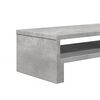 vidaXL Monitor Stand Concrete Grey 54x22x15 cm Engineered Wood