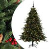 vidaXL Artificial Christmas Tree with Bauble 210 cm 300 LEDs