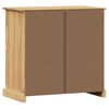 vidaXL Sideboard with Drawers VIGO 78x40x75 cm Solid Wood Pine