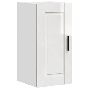 vidaXL Kitchen Wall Cabinet&nbsp;Porto High Gloss White Engineered Wood