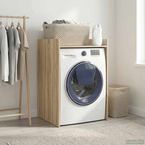 vidaXL Wash Machine Cabinet Sonoma 67.5 x 62 x 97 cm Engineered wood