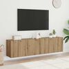 vidaXL TV Cabinets Wall-mounted 2 pcs Artisian Oak 80x30x41 cm