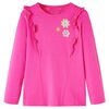 Kids' T-shirt with Long Sleeves Dark Pink 92