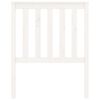 vidaXL Bed Headboard White 81x6x101 cm Solid Wood Pine