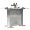 vidaXL Dining Table Concrete Grey 110x60x75 cm Engineered Wood