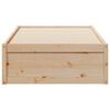vidaXL Bed Frame without Mattress 90x190 cm Single Solid Wood Pine