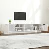 vidaXL TV Cabinets 2 pcs High Gloss White 80x35x36.5cm Engineered Wood