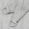 vidaXL Sun Shade Sail Light Grey 4x4 m 100% Polyester Oxford