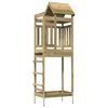 vidaXL Play Tower Brown Solid Impregnated Wood