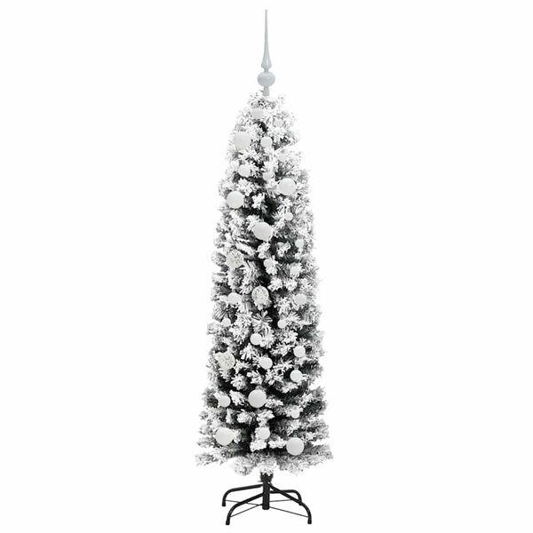 vidaXL Artificial Christmas Tree with 150 LEDs with Stand Green 150 cm
