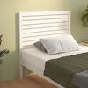 vidaXL Bed Headboard White 81x4x100 cm Solid Wood Pine