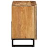 vidaXL Bathroom Sink Cabinet 62x34x58 cm Solid Wood Rough Mango