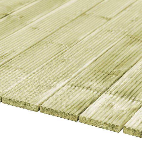 vidaXL Decking Boards 16 pcs 2.32 m&sup2; 1m Impregnated Solid Wood Pine