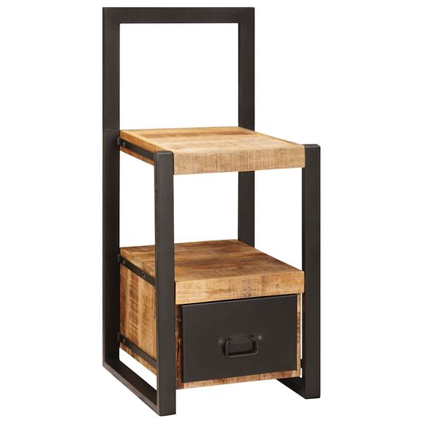 vidaXL Valet Stand with Drawer Brown 40 x 40 x 90 cm Solid Mango Wood