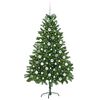 vidaXL Christmas Tree with 300 LEDs with Stand Green 180 cm PE