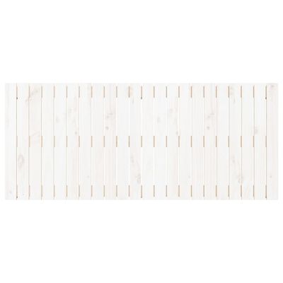 vidaXL Wall Headboard White 140x3x60 cm Solid Wood Pine