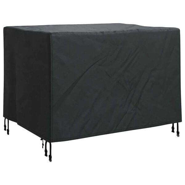 vidaXL Furniture Cover Plain Black 110 x 84 x 70 cm 600D Oxford Fabric