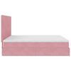 vidaXL Ottoman Bed with Mattresses Pink 180x200cm Velvet