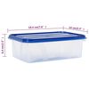 vidaXL Food Storage Containers with Lids 5 pcs PP