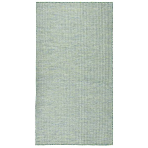 vidaXL Outdoor Flatweave Rug 80x150 cm Turquoise