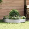vidaXL Planter Ring 5 pcs Silver 120 x 120 x 20 cm Galvanised Steel