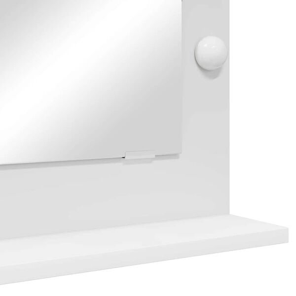 vidaXL Vanity Mirror White 70 x 50 x 18 cm Glass and Engineered wood