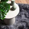 vidaXL Shaggy Rug High Pile NAVARRA Dark Grey 200x200 cm Polyester