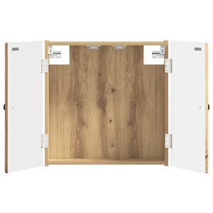 vidaXL Dartboard Cabinet BREDA Artisan Oak 52.5 x 10.5 x 53.5 cm
