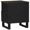 vidaXL Bedside Cabinet 2 pcs Walnut 40 x 33 x 46 cm Solid Acacia wood