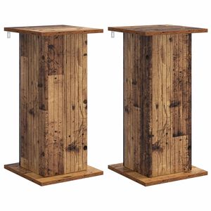 vidaXL Plant Stand 2 pcs Old Wood 30.5 x 30 x 60.5 cm Engineered Wood