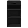 vidaXL Sideboard Black 50x42.5x93 cm Engineered Wood