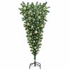 vidaXL Upside-down Artificial Pre-lit Christmas Tree with Ball Set PVC