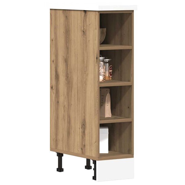 vidaXL Bottom Cabinet Riga Artisan Oak 20x44.5x81.5 cm Engineered Wood