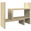 vidaXL Desk Organiser Sonoma Oak 38.5x17x39 cm Engineered wood