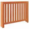 vidaXL Radiator Cover Wax Brown 108.5x19x84 cm Solid Wood Pine