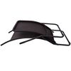 vidaXL Folding Sun Lounger Poly Rattan Brown