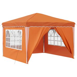 vidaXL Pop-up Party Tent 288 x 288 x 245 cm Orange Oxford Fabric