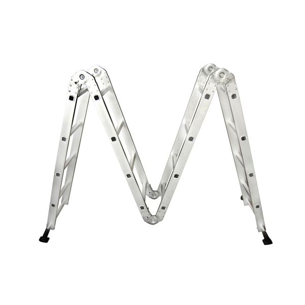 vidaXL Aluminium Step Ladder 8 Steps 150 kg
