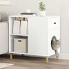 vidaXL Cat House White 72 x 42.5 x 70 cm Engineered Wood
